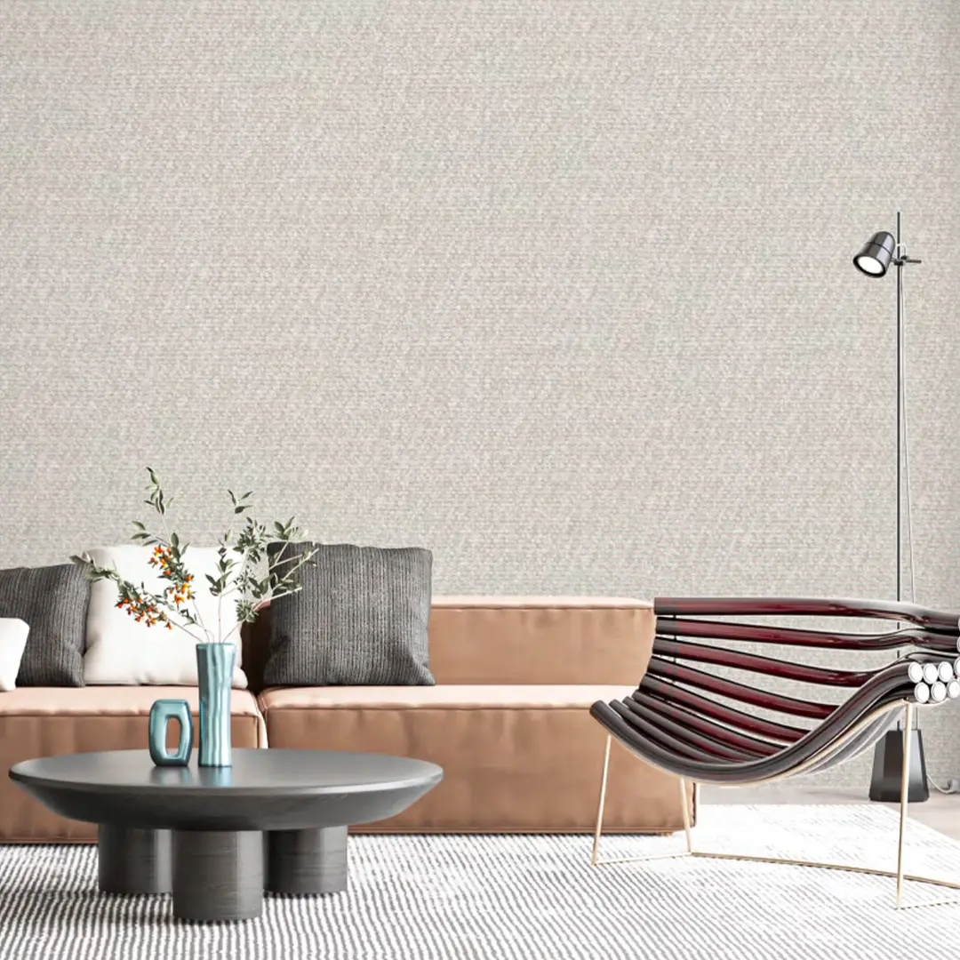 GR51 Modern Minimalist Art Paint Texture PVC Deep Embossed Wallpaper Solid Color Living Room Bedroom Vinyl Wallpaper