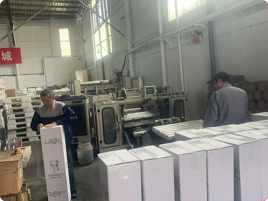 Wallpaper Production Workshop - Packaging Area